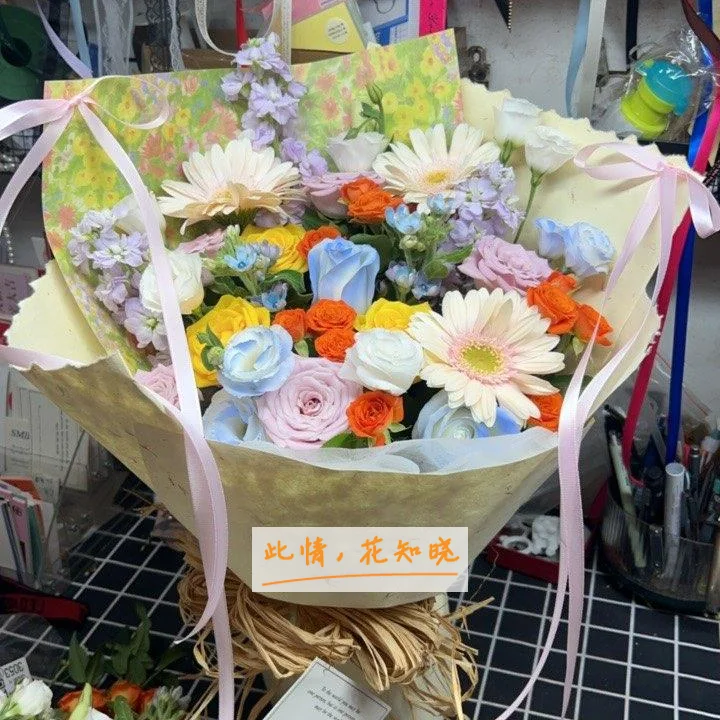 乾县人民医院附近花店送花实拍图