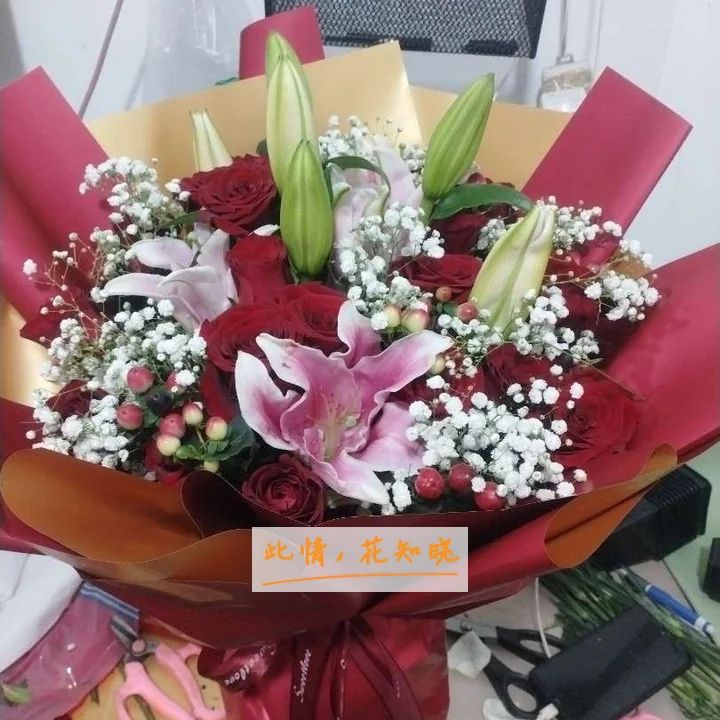 尤溪县医院附近花店送花实拍图