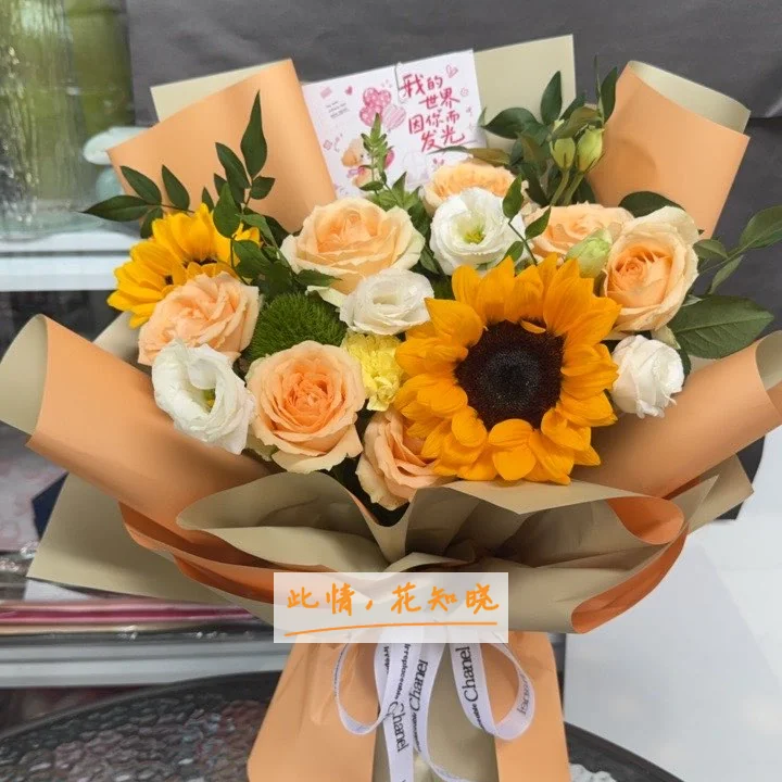 吉林市中医院附近花店送花实拍图