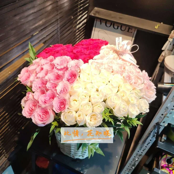 武汉第七医院附近花店送花实拍图