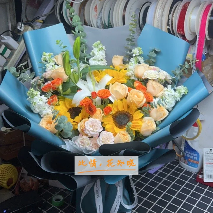 东风公司茅箭医院附近花店送花实拍图