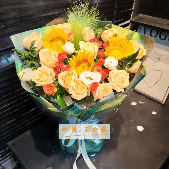 石家庄市第四医院附近花店送花实拍图