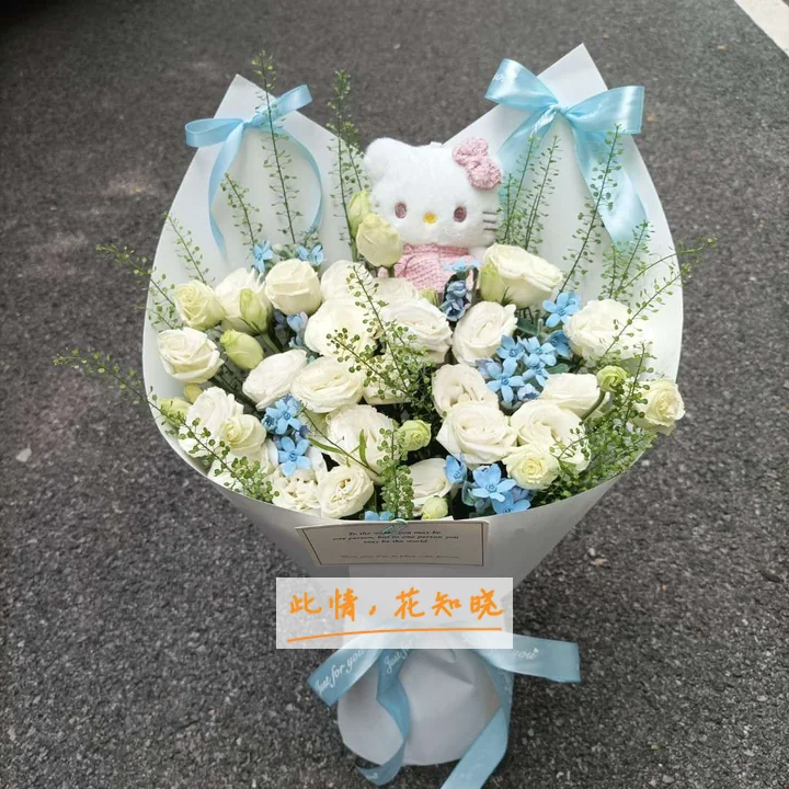 安国市中医院附近花店送花实拍图