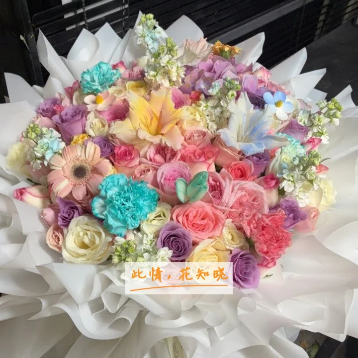昆明市盘龙区中医院附近花店送花实拍图