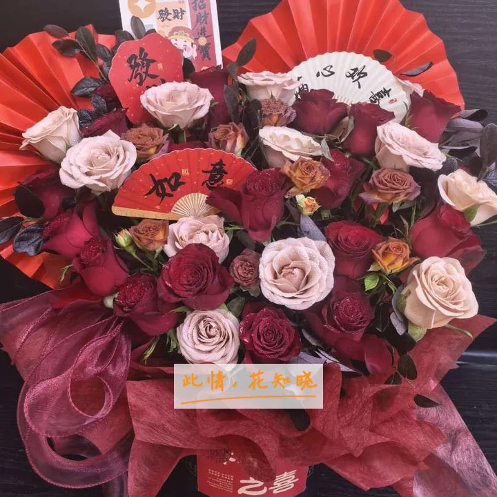 沈阳都市妇科医院附近花店送花实拍图